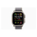 Apple Watch Ultra 2/49mm/Titan/Šport Band/Green-Grey Trail/-S/M