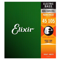 Elixir 4 struny NANOWEB Extra Long .045 - .105
