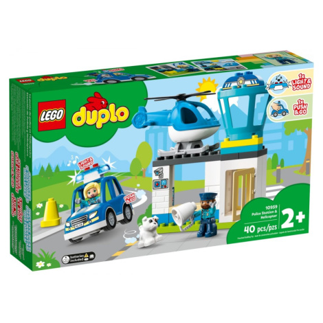LEGO DUPLO POLICAJNA STANICA A VRTULNIK /10959/