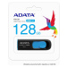 ADATA Flash Disk 64GB UV128, USB 3.1 Dash Drive (R:90/W:40 MB/s) čierna/modrá