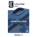 Cellularline SENSATION PLUS silikónový kryt s MagSafe Apple iPhone 15 modrý