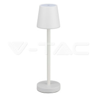 3W LED stolová lampa nabíjateľná dotykovo stmievateľná biela 4000K VT-7703 (V-TAC)