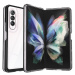 Odolné puzdro na Samsung Galaxy Z Fold 4 5G F936 Hybrid Armor 3v1 transparentno-čierne