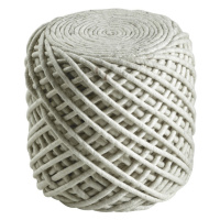 Sedací vak ROYAL POUF POR 888 Ivory - 40 x 40 x 40 cm cm Obsession koberce