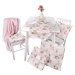Sconto Sedák na stoličku ROSMARIE biela/ružová