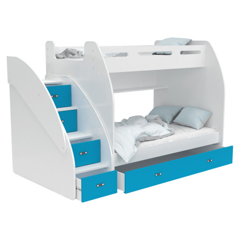 GL Multifunkčná poschodová posteľ Max 3 Farba: Modrá