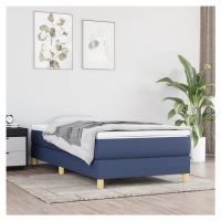 vidaXL Posteľný rám na boxspring modrý 80x200 cm látka