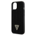 Guess Rhinestones Triangle Metal Logo Kryt pre iPhone 13 Black