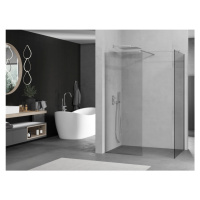 Mexen Kioto, sprchový kút typ Walk-In 135 x 70 cm, 8mm číre sklo, chrómový profil, 800-135-202-0