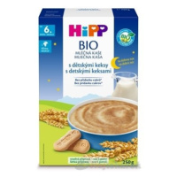 HIPP BIO MLIEČNA KAŠA Dobrú noc S detskými keksami (od 6. mesiaca) 250g