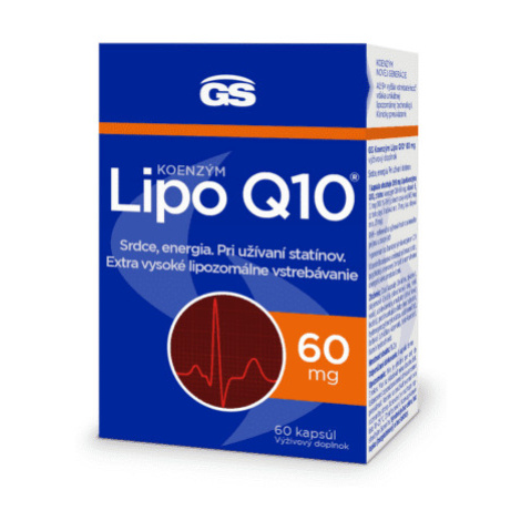 GS Koenzým lipo Q10 60 mg 60 kapsúl