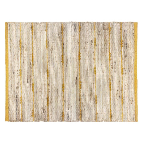 Dekoratívny jutový koberec Yellow Stripe 60x90 cm DekorStyle
