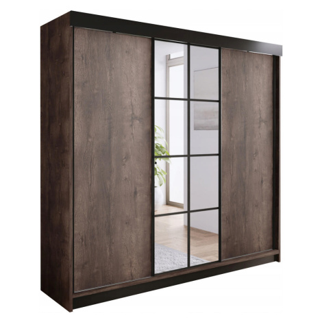 Kier Furniture BOTNÍK ASPER – biela / dub Craft zlatý