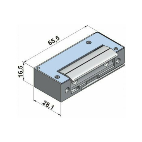 Zámok univerzálny 16mm mini 9-24V AC/DC (Openers&Closers)