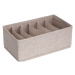 Béžový organizér do zásuvky s priehradkami Bigso Box of Sweden Drawer, 16,5 x 11 cm