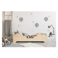 Detská posteľ z borovicového dreva Adeko BOX 10, 80 × 200 cm