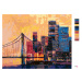 Maľovanie podľa čísel - POHĽAD NA ČASŤ SAN FRANCISCA Rámovanie: vypnuté plátno na rám, Rozmer: 4