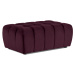 ELTAP LAZARO POUF, MAT VELVET 68, DARK PURPLE, 27300