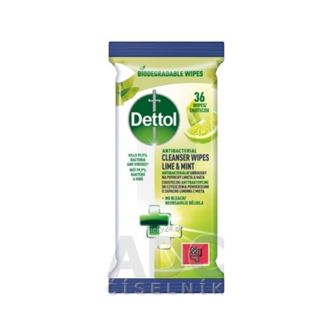 Dettol antibakteriálne obrúsky na povrchy