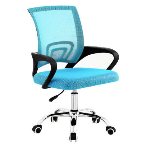 Kancelárska stolička, tyrkysová/čierna, DEX 4 NEW Tempo Kondela