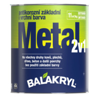 BALAKRYL METAL 2v1 - Antikorózna farba na kov RAL 7046 - televízna šedá 2 0,7 kg