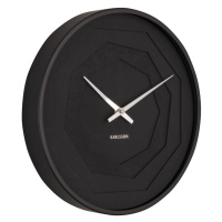 Nástenné hodiny Karlsson KA5850, čierna 30cm