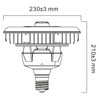 Sylvania LED žiarovka E40 snímač PIR 115 W 4 000 K