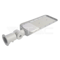 Pouličné LED svietidlo so súmrakovým senzorom HL 30W 6500K 3000lm VT-39ST (V-TAC)