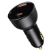 Nabíjačka do auta Baseus Superme Car charger, USB, USB-C, 100W (black)