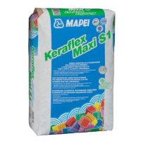 Lepidlo Mapei Keraflex Maxi S1 Low Dust sivá 25 kg C2TE S1 KERAFLEXMAXI