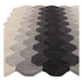 Sivý vlnený behúň 66x200 cm Hive - Asiatic Carpets