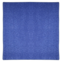 Kusový koberec Eton modrý 82 čtverec - 60x60 cm Vopi koberce