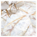 Nálepka na podlahu Ambiance Authentic White Marble, 40 x 40 cm