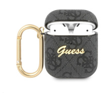 Guess 4G Script PC/PU púzdro pre Airpods 1/2 šedé