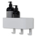 Biela nástenná oceľová kúpeľňová polička Multi – Spinder Design