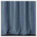 Rifľovo modrý záves ADORE z mäkkej látky s velúrovou štruktúrou Výška: A 100 - 137, Šírka pred n