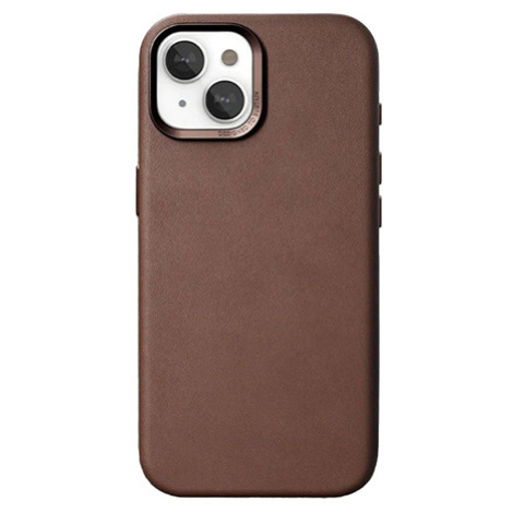 Woodcessories kryt Bio Leather Case MagSafe pre iPhone 15 Plus - Brown Apple