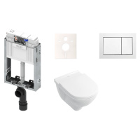 Cenovo zvýhodnený závesný WC set TECE na zamurovanie + WC Villeroy & Boch O.novo KMPLONOVO
