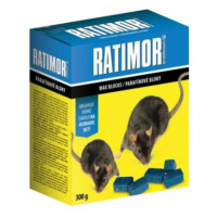 Ratimor parafínové bloky jed na hubenie hlodavcov s vysokou odolnosťou proti vlhkosti 300 g
