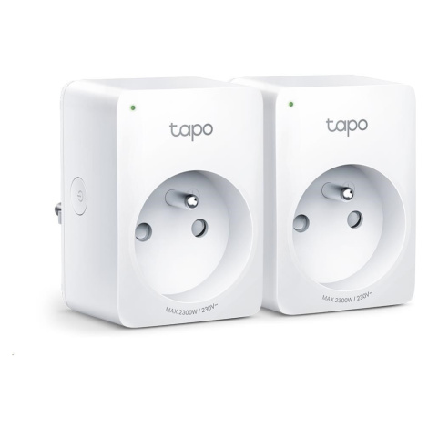 TP-Link Tapo P100 (2-pack) múdra WiFi mini zásuvka (2300W, 10A, 2, 4 GHz, BT) TP LINK