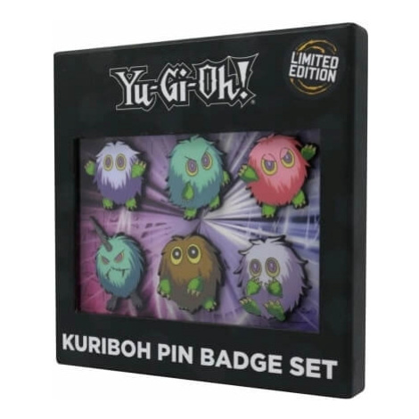 Fanattik Yu-Gi-Oh Set of 6 Limited Edition Kuriboh Pin Badges - sada odznakov