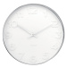 Nástenné hodiny Karlsson Mr. White 4381 51cm