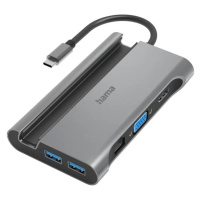 HAMA 200102 USB-C HUB, CONNECT2MOBILE, MULTIPORT LAN/ETHERNET, 7 PORTOV