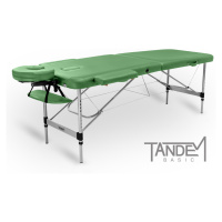 Skladací masážny stôl TANDEM Basic ALU-2 Farba: zelená