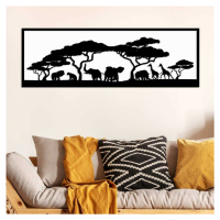Drevený obraz na stenu - Afrika, Biela / Čierna