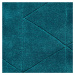 Smaragdovozelený vlnený koberec Think Rugs Kasbah, 150 x 230 cm