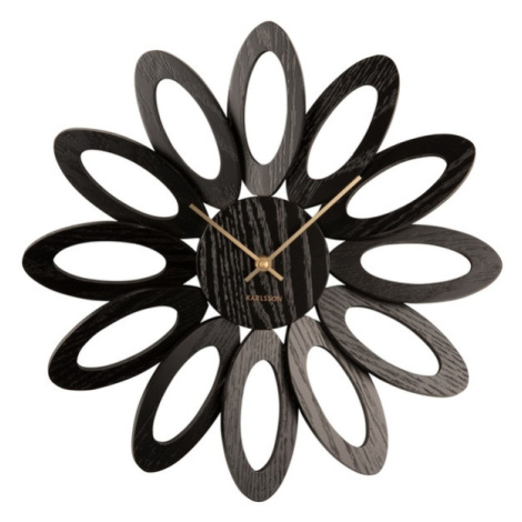 Karlsson 5891BK dizajnové nástenné hodiny
