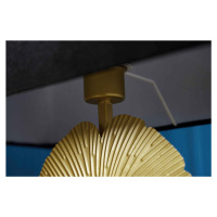 LuxD 27659 Dizajnová stolová lampa Rashid 78 cm čierno-zlatá