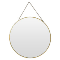 Nástenné zrkadlo RANTAI 29 cm zlaté