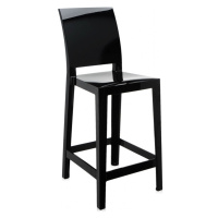 Kartell - Barová stolička One More Please nízka, čierna